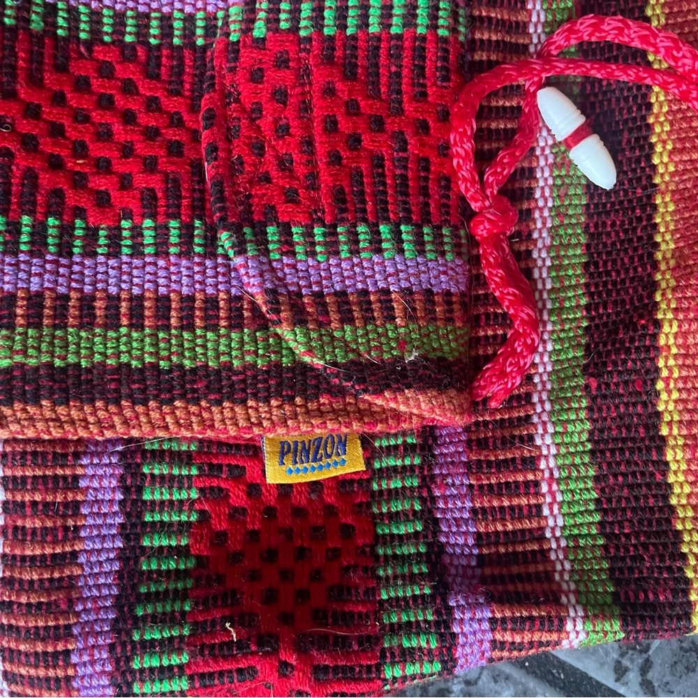 Colorful Woven Backpack - Picture 5 of 6